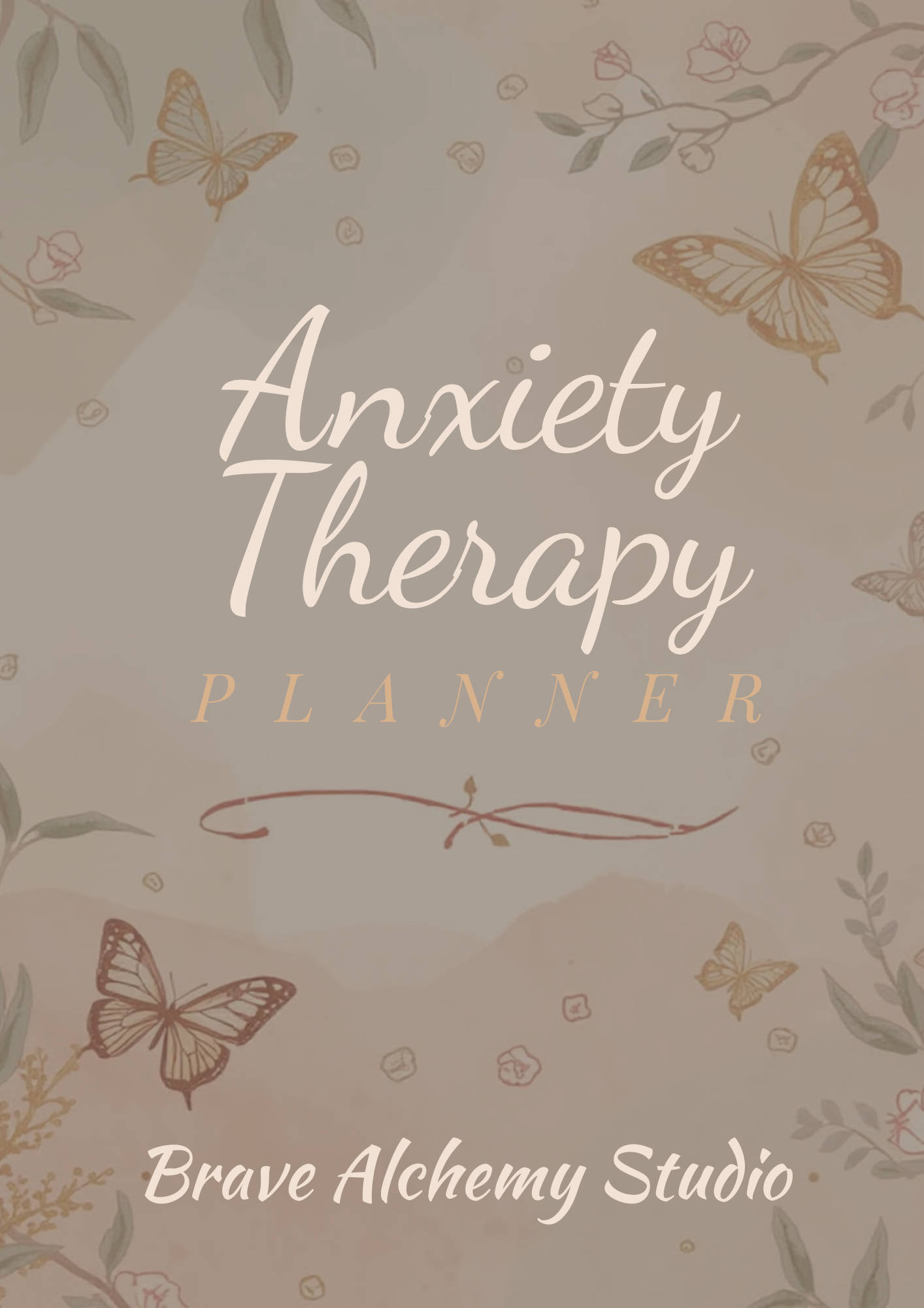 Anxiety Therapy Planner Printable E-Book